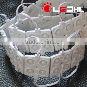 4LEDs SMD2835 Injection Molding LED Module Yellow Color With 2.4W 200lm 160 Degree Lens 5 Years Warranty thumbnail-6