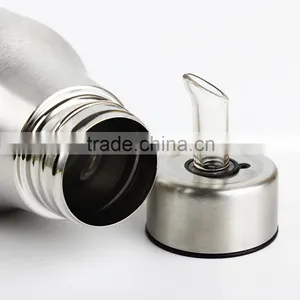 Premium Quality Stainless Steel Olive Oil Dispenser Leakproof Oil Bottle thumbnail-5