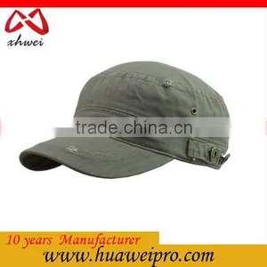 Chinese Military Supplier Custom Your Own Logo Washed Military Style Cap thumbnail-2