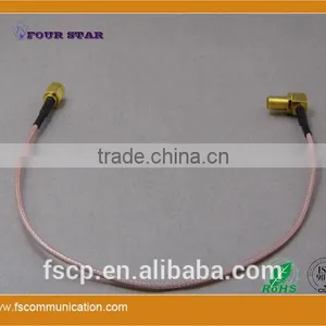 RG316 Cable Assembly With SMA RP-Female Bulkhead Right Angle to SMA RP-Male Connector thumbnail-5