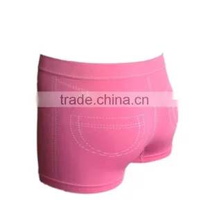 Seamless Girls Wearing Jeans Boxer Women Boxer thumbnail-3