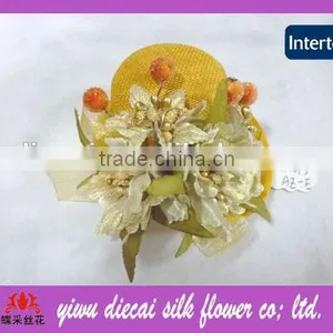 Christmas Series Sinamay Like Decorative Hat thumbnail-1