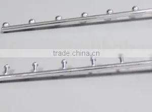 12'' 7 Pins Clip on Square Tube Clothes Brackets KF-D063 thumbnail-4