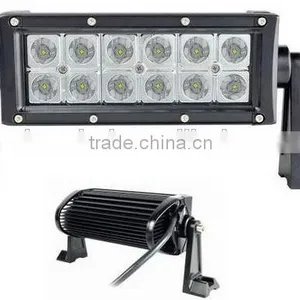 7.5 Inch 36 Watt Double Row Cree Led Bar Lights, 10-30v Led Light Bar, Truck Led Light Bar thumbnail-1