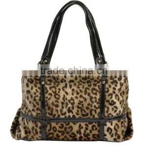 New Design! Fashionable Lady Imitative-Horse Hair Printing Handbag 2012! thumbnail-1