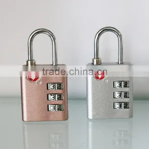 2016 TSA Padlock 3 Digital Unique Design Manufacturer Customized Design Combination TSA Lock thumbnail-6