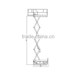 Best Selling Electro-hydraulic Scissor Lift,self-propelled Mobile Hydraulic Scissor Lift,four Wheels Mobile Scissor Lift Table thumbnail-2
