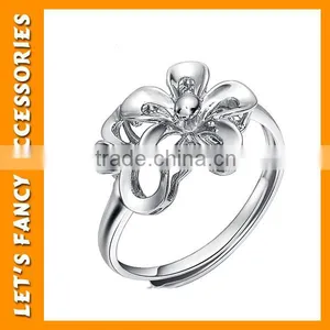 New Arrival Wholesale 925 Sterling Silver Jewelry No.SS1522 Women Silver Ring PGRG0083 thumbnail-1