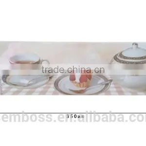 Inkjet Ceramic Relief Decor Border/listello Macthing Wall Tile Length 260/300/350mm thumbnail-4
