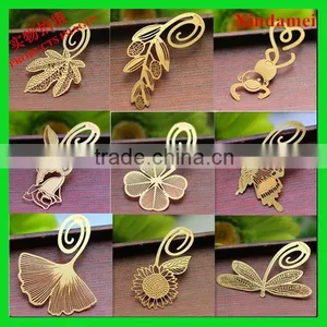 Animal Hollow Out Golden Metal Bookmarks thumbnail-1