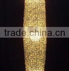 2015 Rattan Floor Lights/lamp With On/off Switch on Cable thumbnail-6
