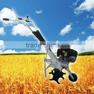 4HP Garden Field Tilling Machine Hoe Cultivator Mini Rotary Tiller Used in India thumbnail-1