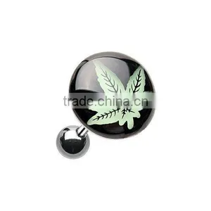 Glow in the Dark Cartilage Tragus Earring thumbnail-1