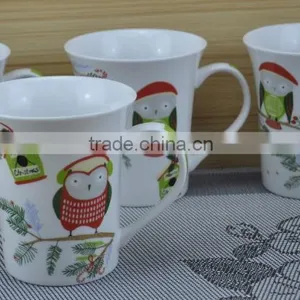 12OZ Butterfly Overall Decal Printed Coffee Cups, Shiny Surface New Bone China Mug, KL5003-10281 thumbnail-5
