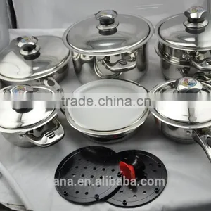 Stainless Steel Korea Ceramic Cookware Support Fire and Induction Compatible Pot With Spiral Bottom thumbnail-2