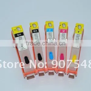 New! Refillable Ink Cartridge hp 364 for hp Photosmart B8550/B8553/B8558/C5324/C5370/C5373/C5380/C5383 thumbnail-1