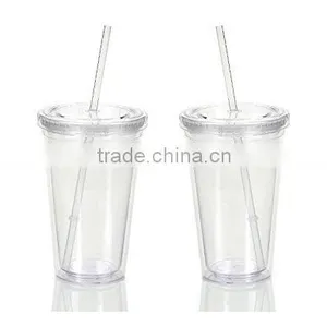 20oz Smoothie Tumbler With Straw Double Wall Wholesale thumbnail-4