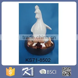Best Selling Products White Decorative Ceramic Roosters thumbnail-1