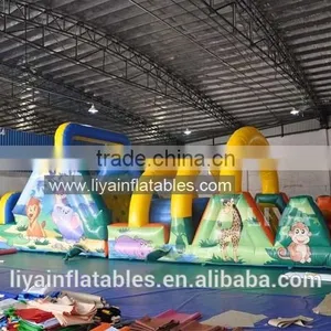 2015 Best Design 12m Inflatable Obstacle Course for Kids , Outdoor Obstacle Course thumbnail-3