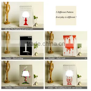 Custom USB Page By Page Lamp Desk Table Lamp LED Night Light thumbnail-2