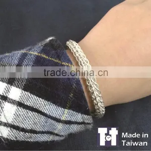 Fashion Charm Mens Persian 925 Sterling Silver Manual Bracelet Jewelry thumbnail-6