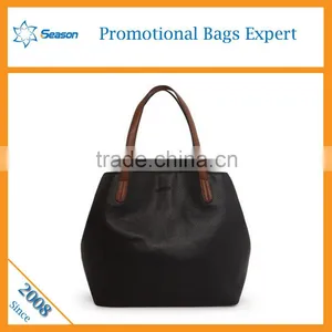 Simple Women Pu Tote Bag for Shopping Wholesale Handbag China thumbnail-5