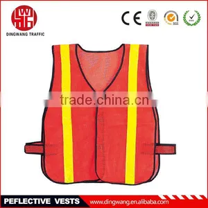 Useful Yellow and Orange Reflective Safety Vest thumbnail-1