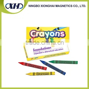 Full Color Printing Fancy 9.5cm *3.8cm *1cm 4 Colors Printing Non-Toxic Wax Crayons Quality Choice thumbnail-1