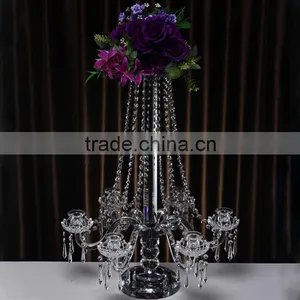 Home ,wedding ,party Event Beautiful Crystal Candel Holder Centerpieces thumbnail-6