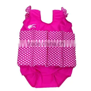 Wholesale Toddler Swim Training Swimming Aid Float Suit SET UV (SPF50) Sun Protection Float Suit With Adjustable Buoyancy F4406 thumbnail-2