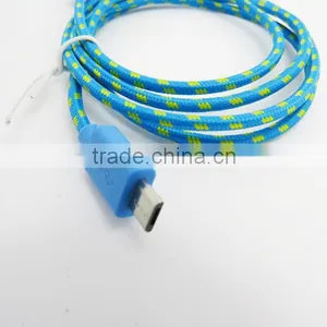 Bulk Buy From China Fabric Nylon Braided Usb Mobile Charger Cable for Mobile Phone thumbnail-6