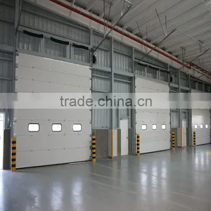 Vertical Lifting Sectional Industial Automatic Overhead Garage Door thumbnail-6