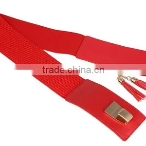2015 New Red Tassels Elastic Lady Waistband SWF-W15062903 thumbnail-5