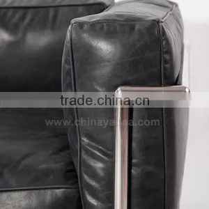 Furniture Design Corbusier Furniture LC3 Leather Armchair thumbnail-3