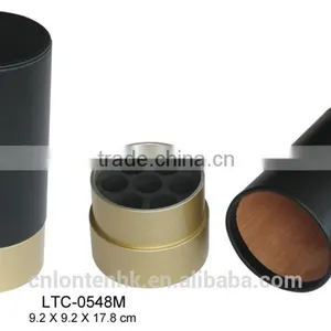 Cylinder Shape Portable Cigar Humidor for Sale thumbnail-1