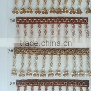 [YZLACE] Tassels Lace Curtains Wholesale 10007 thumbnail-2