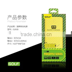 Ultra Thin Power Bank 10000mah Lithium Polymer Battery Portable Charger Power Bank thumbnail-4