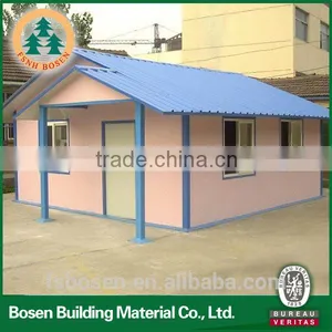 Low Cost and Ready Made Slope Roof Prefab House thumbnail-1