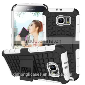 High Quality 2 in 1 PC + TPU Heavy Duty Shockproof Case Cover For Samsung S6 thumbnail-6