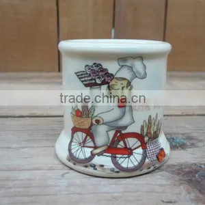 New Chef Design Ceramic Egg Cup thumbnail-1
