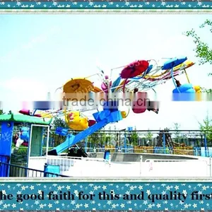 Children Amusement Park Playground Equipment Double Flying Rides thumbnail-2