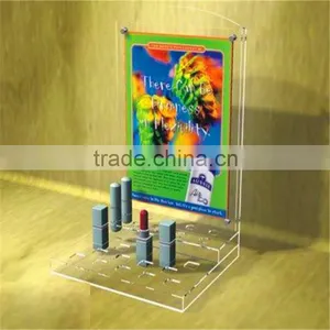Acrylic Usa Clear Custom Cosmetic Display thumbnail-1
