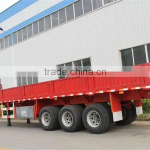 3 Axle 60t Side Wall / Fence Wall / Side Panel Semi Trailer thumbnail-2