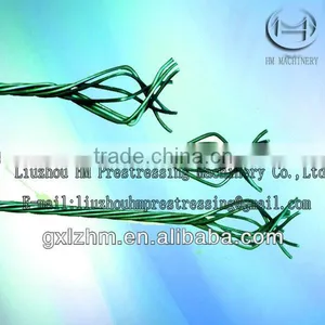 Prestressed Embossed /unbonded/epoxy-coated/galvanized Steel Strand thumbnail-1