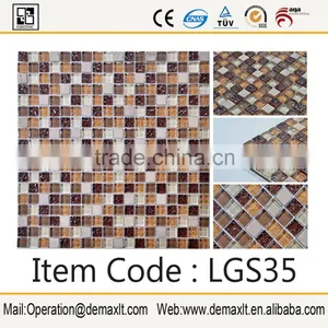 Mosaic Glass / Red Glass Mosaic / Cheap Glass Mosaic thumbnail-4