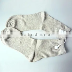 Silver Fiber Tens Ems Garments Unit Socks Conductive Electrode for Foot Massager thumbnail-2