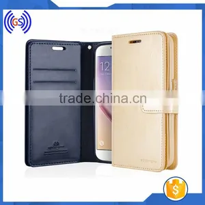 Distribute Mercury Goospery Business Style Flip Leather Phone Case for Samsung Galaxy j3 thumbnail-2