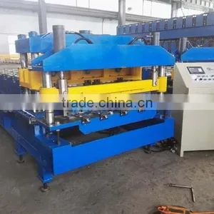Metal Sheet Roofing Glazed Steel Tile Machine,Glazed Tile Roll Forming Machine,Roll Forming Machine thumbnail-1