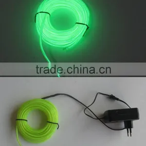 Super Brightness Fluorescent El Glowing Wire With DC12V Inverter for Car Decoration thumbnail-3