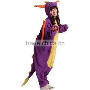 New Mighty Purple Dragon Adult Animal Best Seller Full Body Party Costume thumbnail-2